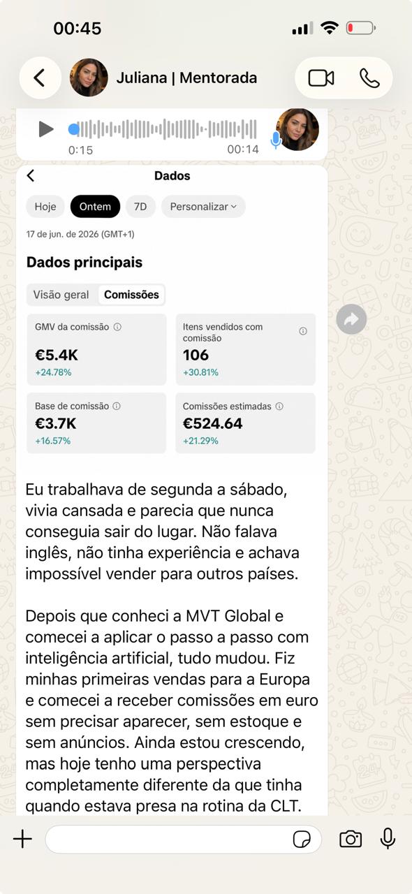 Resultado da aluna Juliana