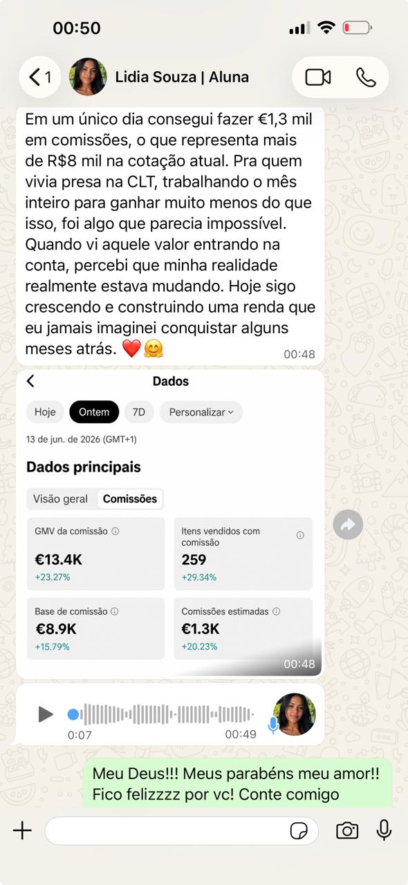 Resultado da aluna Lidia Souza